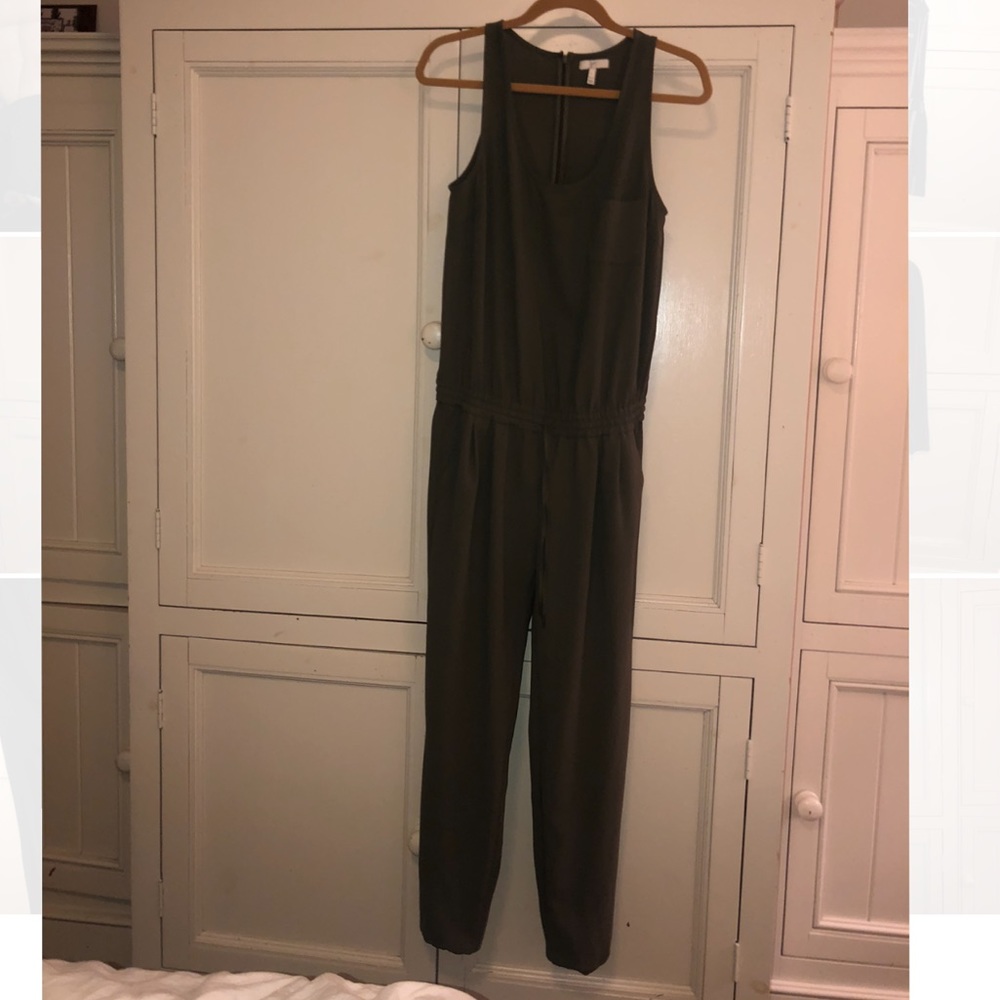 Joie Olive green jumpsuit